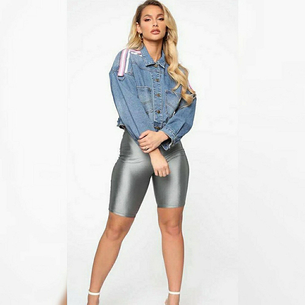 Fashion Nova "Out Of Reach" Demin Jacket M